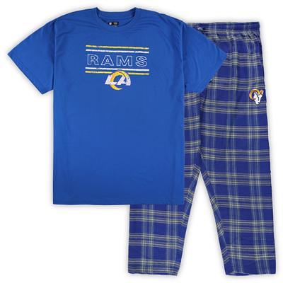 Men's Concepts Sport Royal/Black Los Angeles Dodgers Badge T-Shirt & Pants Sleep Set Size: Large