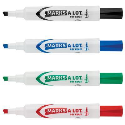 Avery Marks A Lot UltraDuty Permanent Markers, Bullet Tip, Water Resistant,  Assorted Colors, 4 Industrial Markers (29848) - Yahoo Shopping