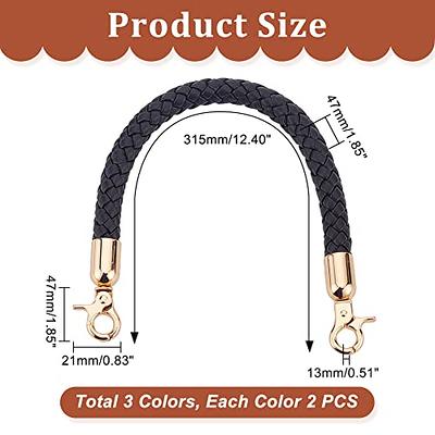 Shop PandaHall 2pcs Purse Handle Replacement Two-Tone Polyester Braided Bag  Strap Black White Replacement Straps with Metal Buckle 11.7 Purse Chain  Straps for DIY Handbag Purse Shoulder Bag Supplies for Jewelry Making 