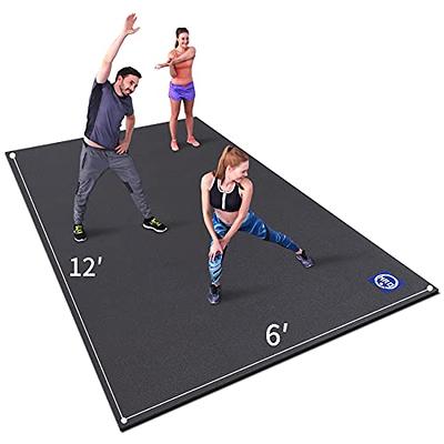 Gxmmat Large Exercise Mat 10'x7''x7mm, Thick Workout Mats for Home Gym  Flooring, Extra Wide Non-Slip Durable Cardio Mat, High Density, Shoe  Friendly