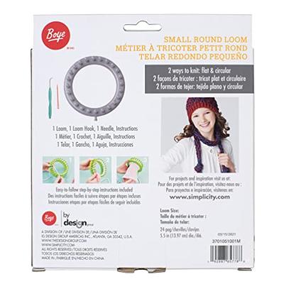 Yuhoo Knitting Loom Set, Round Plastic Knit Quick Loom Set, DIY