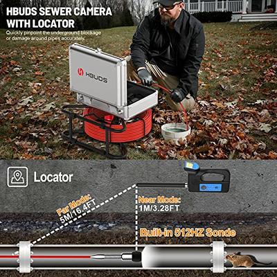 Sewer drain pipe underground detection locator with 512Hz receiver