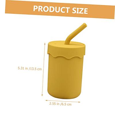 Silica Gel Baby Feeding Bottles Sippy Cup Toddler Newborn Infant Milk Water  Bottle with Handle Training Bottle Baby Drinking Cup