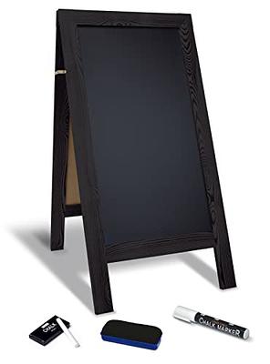Harloon Magnetic A Frame Chalkboard Sign with 8 Pcs Chalk Markers