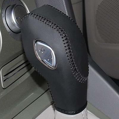 JI Loncky Leather Gear Shift Knob Cover for Ford Focus 2012 2013