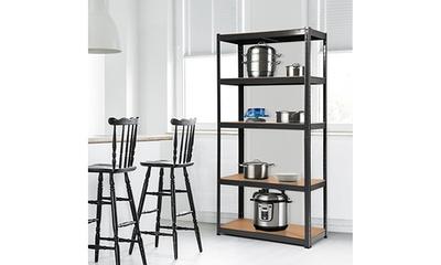 Costway Storage Shelf Steel Metal 5 Levels Adjustable Shelves