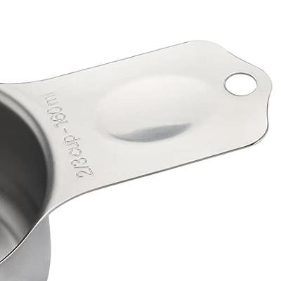 Measuring Cups - Heavy Duty Stainless Steel Silver Set of 7