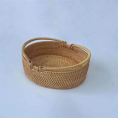 Woven Storage Baskets Lids, Storages Organization Baskets