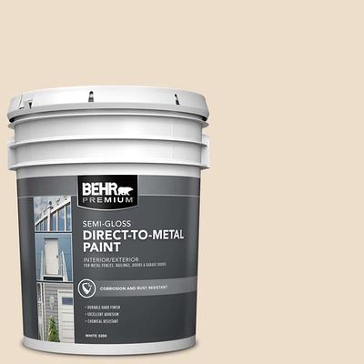 BEHR PREMIUM 5 gal. #23 Antique White Semi-Gloss Direct to Metal  Interior/Exterior Paint - Yahoo Shopping