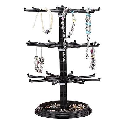 Modern Black Metal Tabletop Jewelry Tree Display Stand/Decorative Bracelet,  Earring & Necklace Hanger - Zen Merchandiser