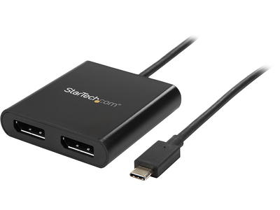 2-Port DisplayPort to HDMI Splitter, MST Hub, 4K UHD