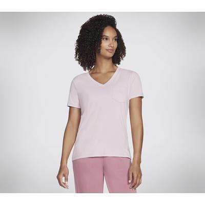 New Skechers Women's Skechluxe Wellness Knot Tee Shirt Medium