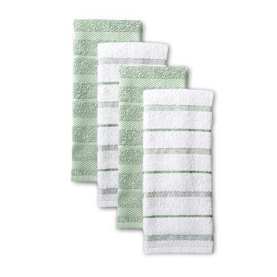 Naughty and Nice Plaid Kitchen Towels, Set of 2