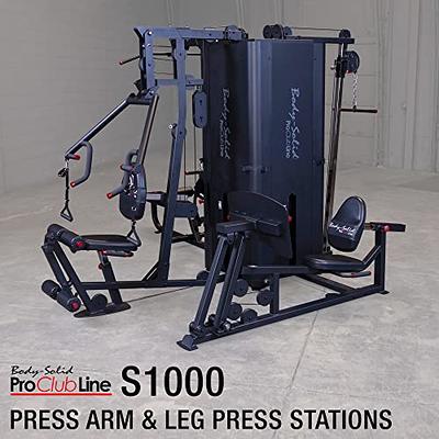  Body-Solid (EXM3000LPS) Multi-Station 210lb Dual Weight Stack  Machine for Home & Commercial Gym, Complete Body Strength Training  Functional Exercise Workout Station for Weight lifting and Bodybuilding :  Sports & Outdoors