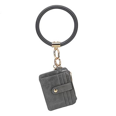 Keychain Wallet With Wristlet Bangle Bracelet