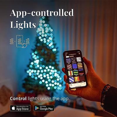 Color Chase Bluetooth APP Controlled Outdoor Holiday String Lights C9 LED  Christmas Lights Kit