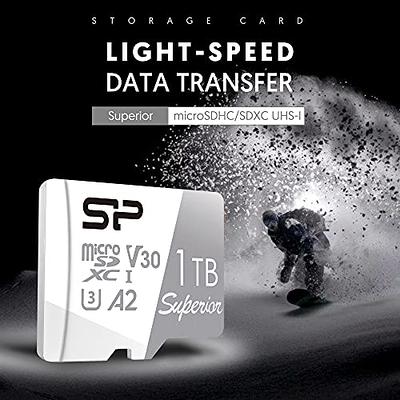 Basics Micro SDXC Memory Card with Full Size Adapter, A2, U3, Read  Speed up to 100 MB/s, 128GB, Black