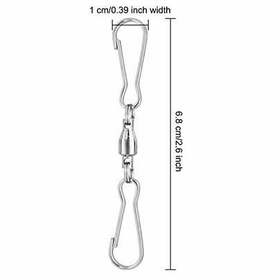 Kuuqa Swivel Hooks Clips for Hanging Wind Spinners Wind Chimes