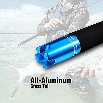 Fiblink 2-Piece Saltwater Spinning Fishing Rod Offshore Graphite Portable  Fishing Rod (7-Feet) (8' Heavy) - Yahoo Shopping