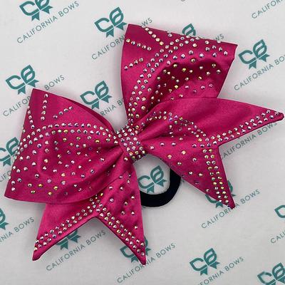 Red Glitter Ombre Cheer Bow - Cheer Bows Red - Cheer Bows Cheap - Glitter  Cheer Bows - Cheer Bows with Rhinestones - Cheerleading Gift