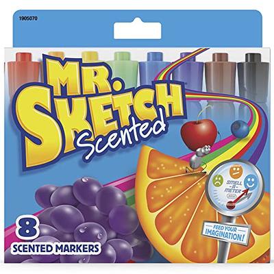 Mr. Sketch Scented Watercolor Marker Chisel Tip 12 Colors 192/Set