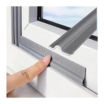 16.5t Weather Stripping Brush for Sliding Windows/Doors Frame Side,Pile  Self Adhesive Weatherstrip Seal Strip Sealer Draft Stoppers Stronger  Adhesive(16.5ft 0.35''Wide x 0.35''Thick, Gray) - Yahoo Shopping