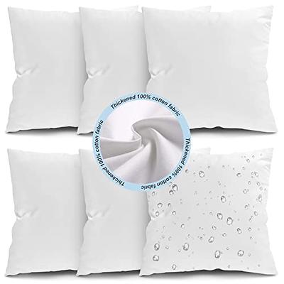 OTOSTAR 18x18 Pillow Inserts Throw Pillow Inserts Set of 4 18 x 18 Inches  Bedding Pillow Inserts Square White Decorative Throw Pillows Form Pillow