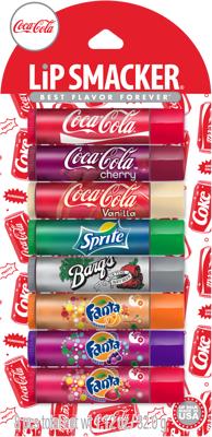 Pepsi Cola 8 Piece Soda Flavored Kids Lip Balm Set