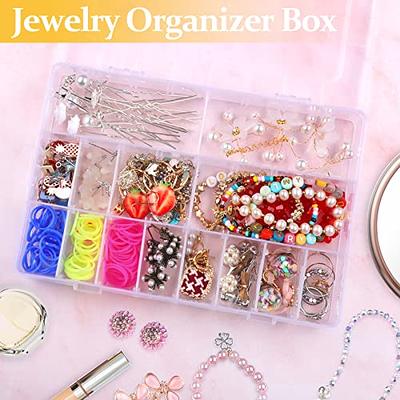 2 Pack 24 Grids Clear Plastic Organizer Box, Storage Container with  Adjustable Divider, Craft and Bead Storage Organizer Box for DIY Jewelry  Tackles with 2 Sheets Label Stickers - Yahoo Shopping