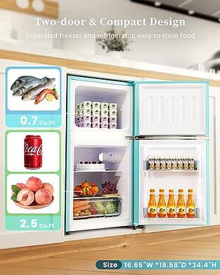 Mini Fridge with Freezer, 3.2 CU.FT Small Refrigerator with