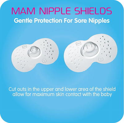 YIYEE Nipple Shields for Nursing Newborn 2 Count, Upgraded for Protecting  Inverted & Sore Nipples, Assisting Latch Difficulties, Great for