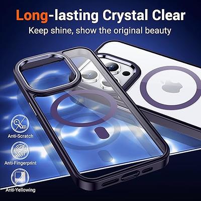  Temdan Designed for iPhone 15 Pro Max Case Clear,  [Non-Yellowing] [Military-Grade Drop Protection] Slim Thin Shockproof  Protective Cover Phone Case for iPhone 15 Pro Max Case : Cell Phones &  Accessories