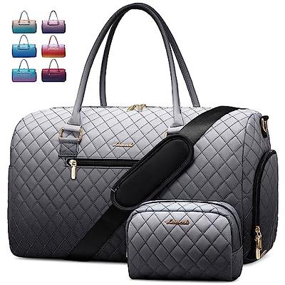 Gym Travel Duffle Bag for Girls - Gymnastics Sports Dance Bag with Shoe  Compartment & Wet Pocket Rainbow Kids Travel Bag Teens Weekender Sleepover