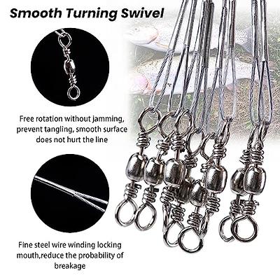 Goture Circle Hooks Rigs Saltwater Steel Leader Wire, 100 PCS Heavy Duty  Circle Hook with Leader Wire Bass Catfish Fishing Lure Rig，7 Size 1/0 2/0  3/0 4/0 5/0 6/0 8/0 - Yahoo Shopping