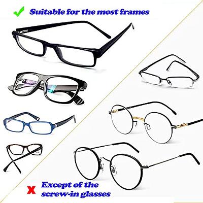 Silicone Nose Pads for Eyeglasses & Sunglasses - Clear Screw in Eye Glasses  Nose Pads Clear - Extra Soft - 100 Pairs 