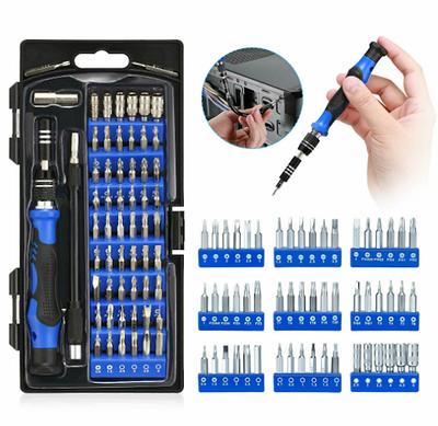  Precision Screwdriver Set, SHOWPIN 46 in 1 Laptop Screwdriver  Kit with T5 T6 T8 T10 Torx Bit Set, Electronics Tool Kit Compatible for  Game Console, iPhone, Cell Phone, PC, and Computer