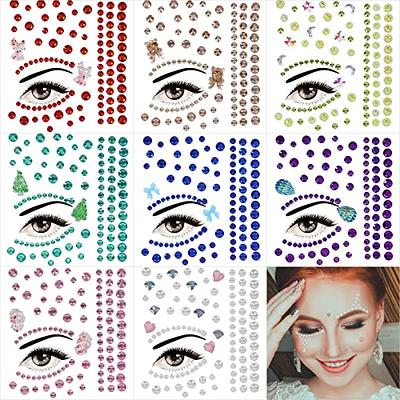 Christmas Face Gems-8 Sets Face Jewels Stick On, Valentine's Outfit  Accessories for Women-Eyeshadow Nail Hair Gems Rhinestones Stickers, Face  Glitter Body Markers for Makeup - Yahoo Shopping