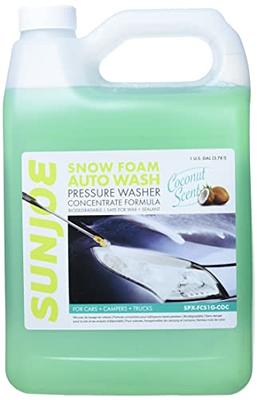 Sun Joe Premium Snow Foam Car Wash Soap and Cleaner - 1 gal. - Coconut