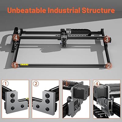  xTool D1 Pro All-in-One Kit with 20W Laser Engraver, Air  Assist&Honeycomb for Laser Cutter DIY Laser Engraving Machine, Enclosure,  RA2 Pro Rotary, Laser Engraver for Wood and Metal, Dark Acrylic, etc.