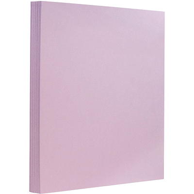 JAM Paper & Envelope Cardstock, 8.5 x 11, 130lb Light Purple, 25 per Pack -  Yahoo Shopping