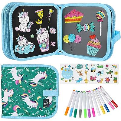 Qrytoi Erasable Book Doodle Set for Kids,Magic Drawing Book for  Kids,Reusable Drawing Book 12 Watercolor Pens 14 Page Drawing,Road Trip Car  Game Writing Painting Set for Boys and Girls - Yahoo Shopping