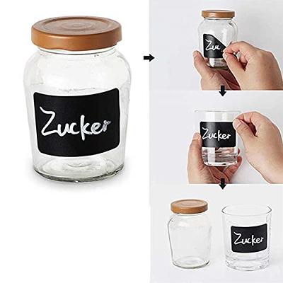 Chalkboard Labels Stickers, 120pcs Black Chalkboard Labels for Containers  with White Chalk Marker Reusable and Waterproof Chalk Labels Blackboard  Stickers for Storage Bins Container Glass Jars Cups - Yahoo Shopping