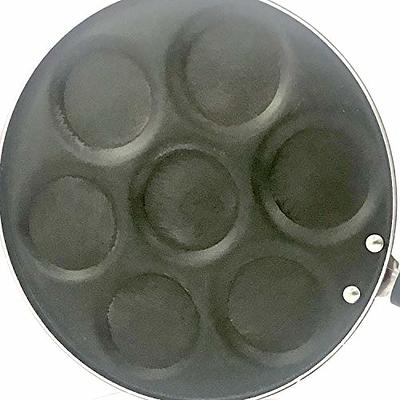 NonStick Mini Uttapam Pan Mini Pancake Maker Mini Crepe pan Idli Pan Pancake  Multi-Snack Maker Aluminium Uttapam Tawa Mini Pancake Tava 7 Cavity (275mm)  - Yahoo Shopping