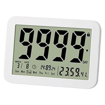 Mainstays Digital Kitchen Timer, Magnetic Countdown Count up Timer with  Large LCD Display 