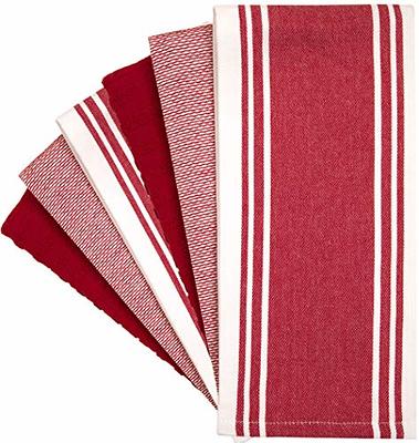 Premium Kitchen Towels (20x 28, 6 Pack) Large Cotton Kitchen Hand