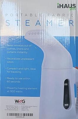 Steamer Iron for Clothes, Hand Held Portable Travel Garment Steamer, Metal  Steam Head, 25s Heat Up, Pump System, Mini Size, Handheld Steamer for Any