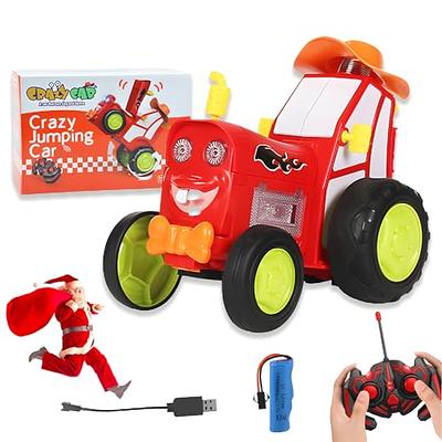 Newest !!2.4GHz Radio Control Bounce Car Jumping Robot RC Toy For Sale