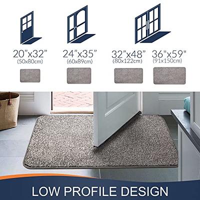 Non Slip Washable Door Mats 50x80cm Washable Indoor Rugs, Indoor