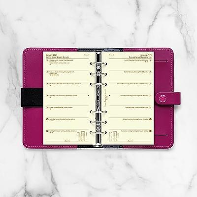 2024 Pocket Daily Planner Inserts  Filofax Pocket Day Per Page Refill