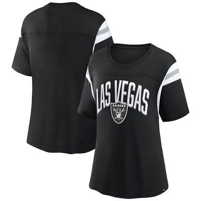 Las Vegas Raiders New Era Women's Third Down Colorblock T-Shirt